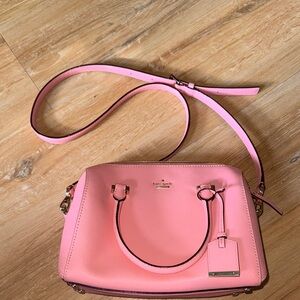 Kate Spade Pink Satchel with Structured Design